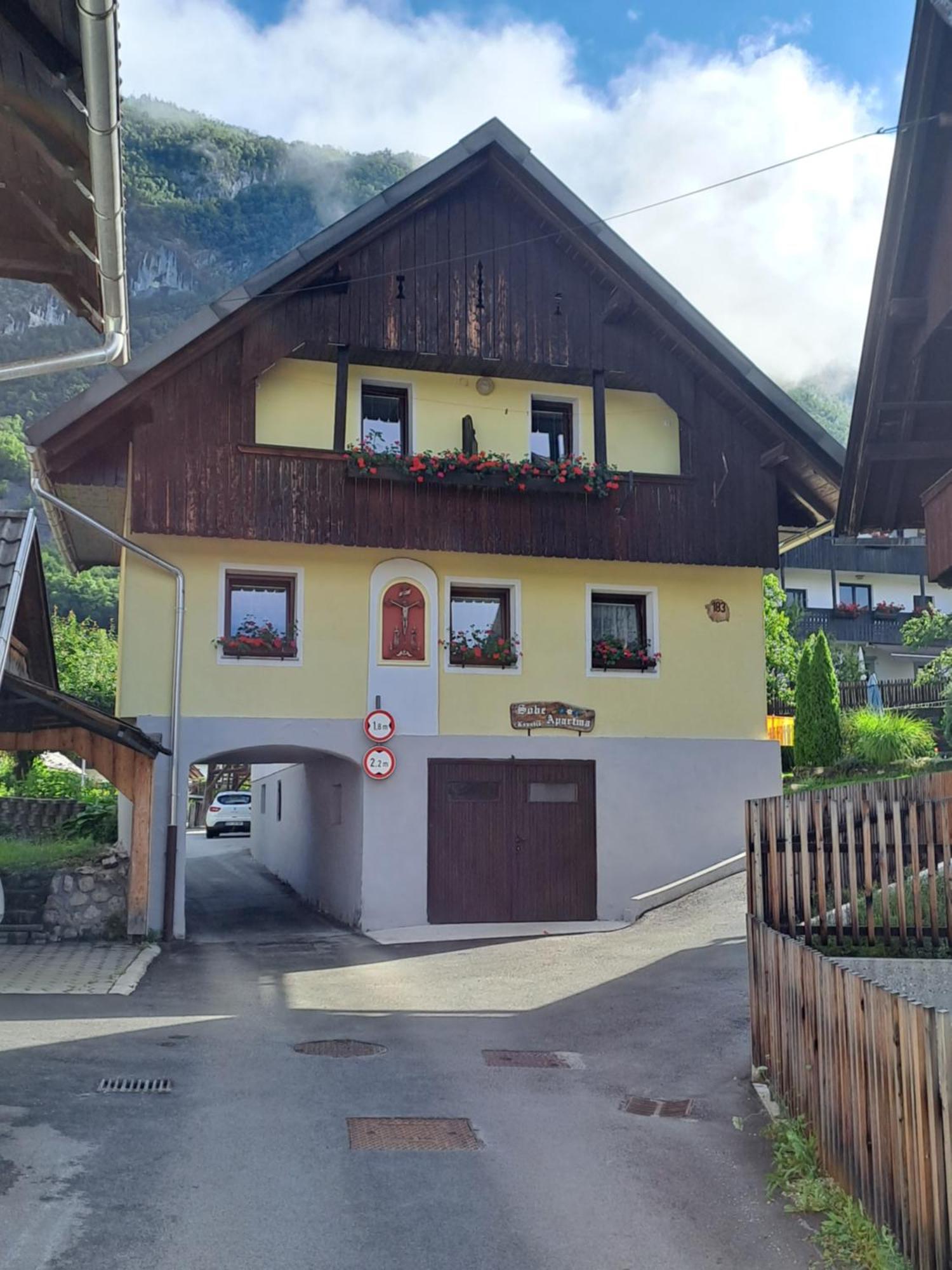 Apartmaji Jost Bohinj Dış mekan fotoğraf